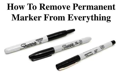 how to remove permanent marker from paper how to use the right tools for cleaning